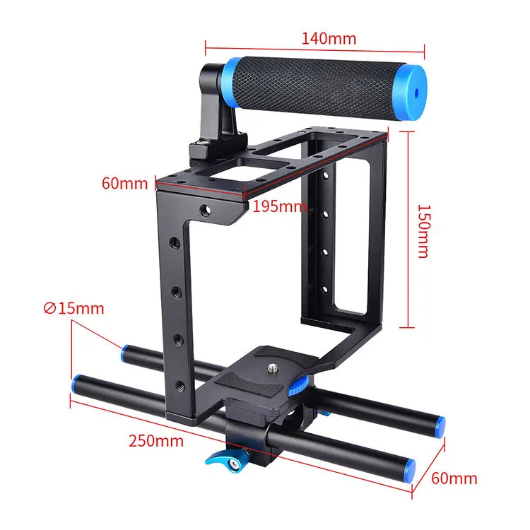 DSLR Rig Movie Kit наплечный держатель для Nikon D90 Canon Sony Panasonic camera Rabbit Cage Kit|Клетки камер| |