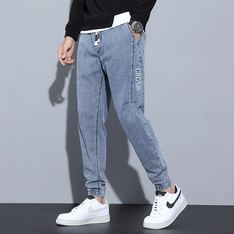 

Jeans Fashion Brands Shuai Trendy Workwear Casual Pants Hip Autumn and Winter Long Pants