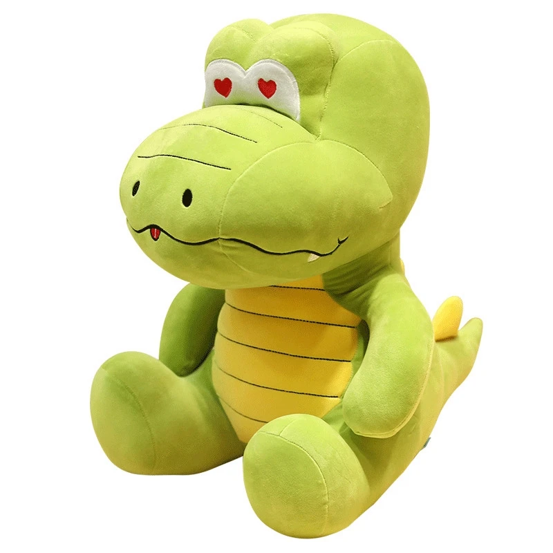 1 шт. 25 55 см крокодиловый стоящий секционный плюшевый коврик на подушку крокодил