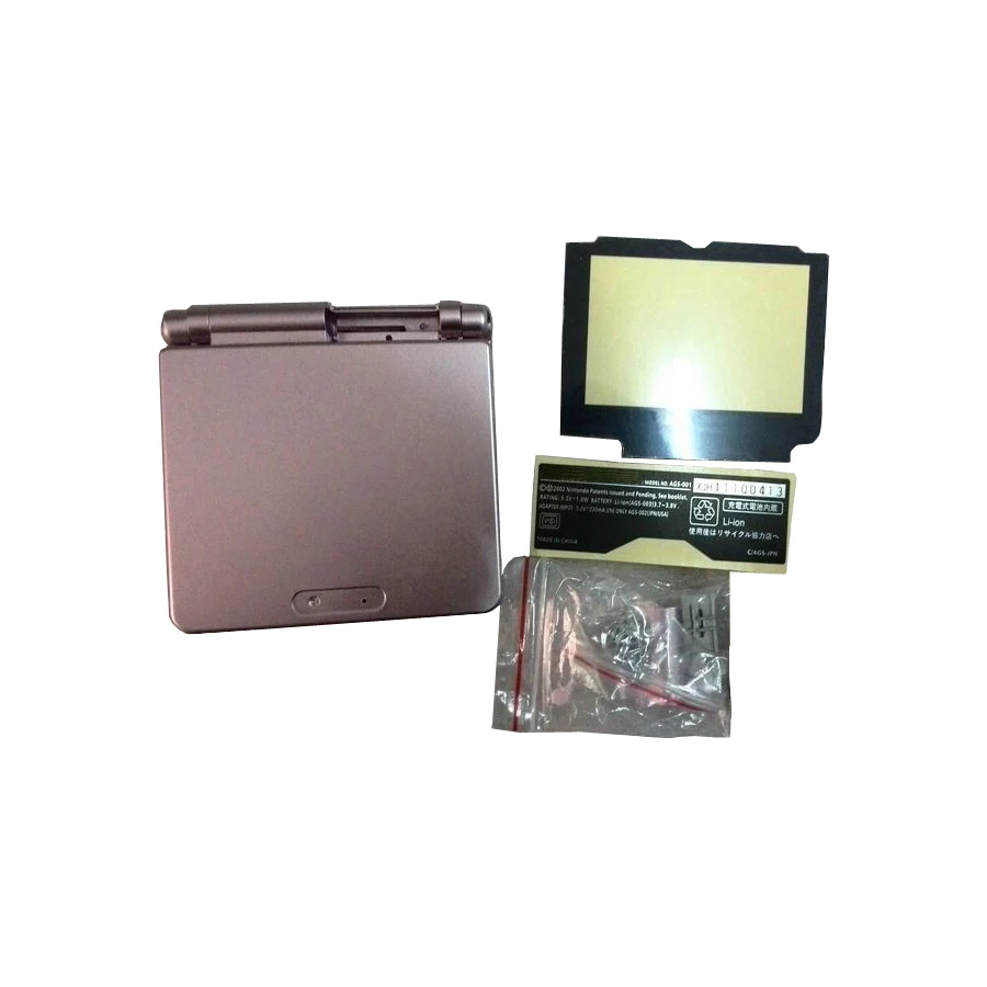 Розовый OSTENT полный корпус Оболочка Чехол Замена для nintendo GBA SP Gameboy Advance SP - Цвет: Розовый