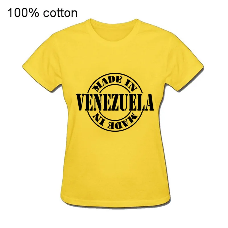 2020 летняя футболка новейшего дизайна женская сделанная в Венесуэле футболки из