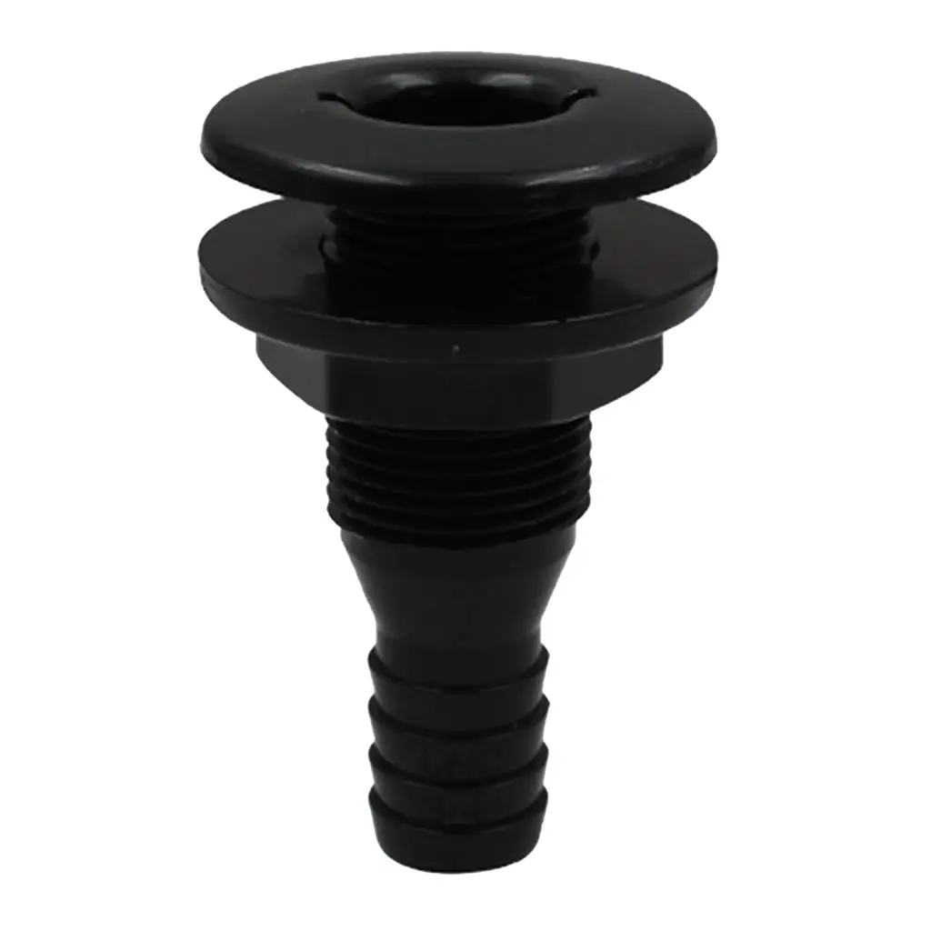 

3/4'' Black ABS Marine Thru-Hull Fittings Yacht Parts for Exhaust Port