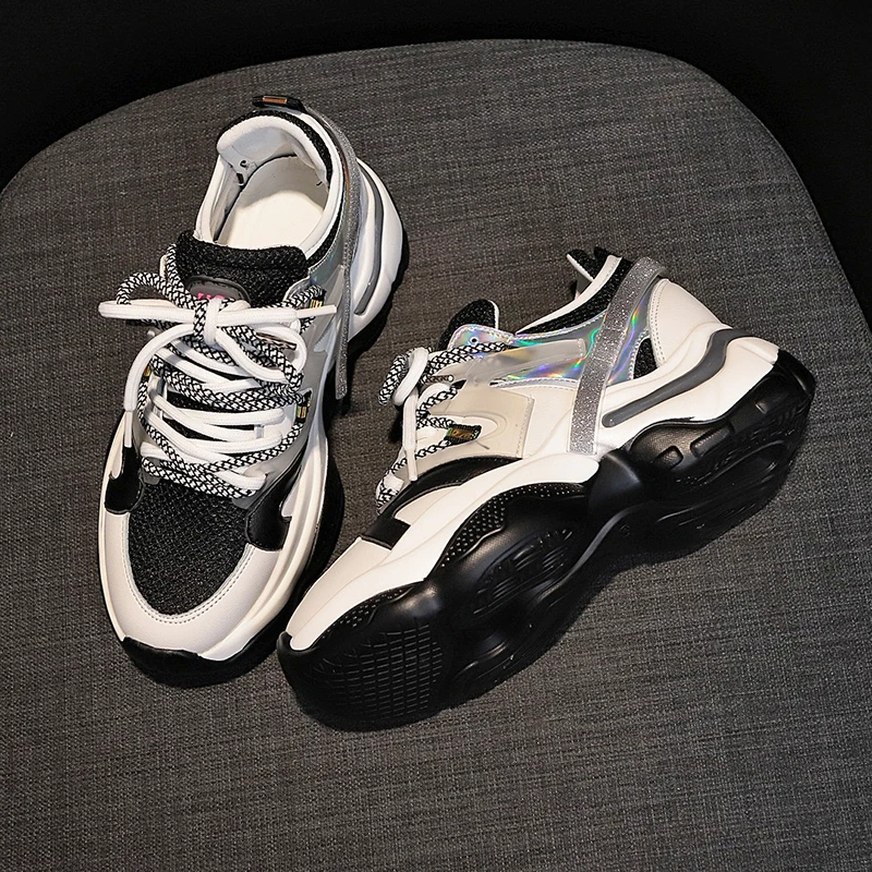 2020 женские дизайнерские массивные кроссовки Модная обувь для пожилых Пап