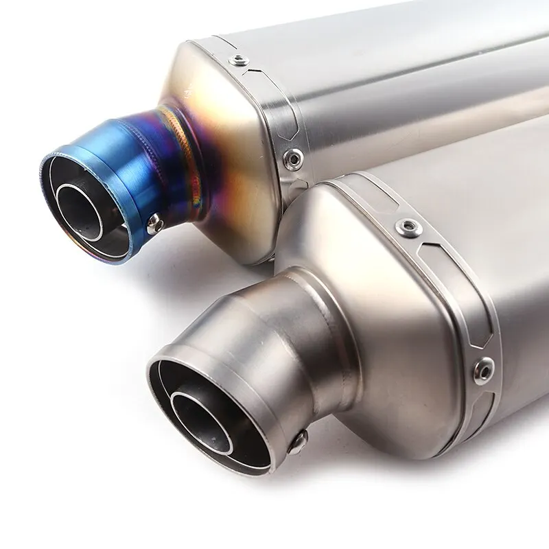 

304 steel Universal Motorcycle Exhaust Full System Muffler Pipe Escapes DB Killer Slip On Z800 Z900 MT09 MT07 Z1000