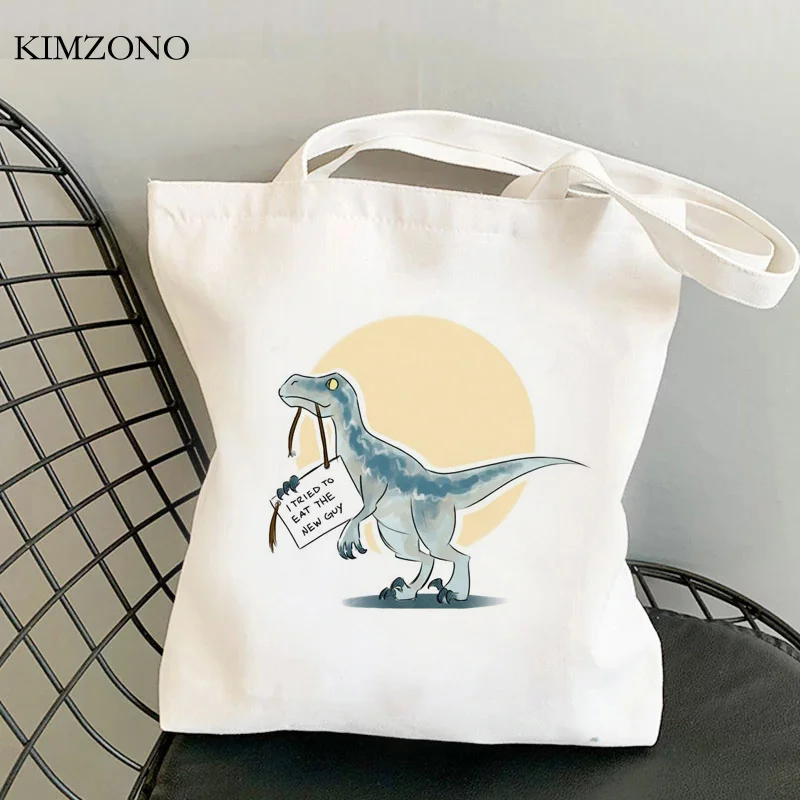 

Dinosaur shopping bag cotton reusable handbag bolso bag sac cabas bolsa compra reciclaje bolsas ecologicas cabas
