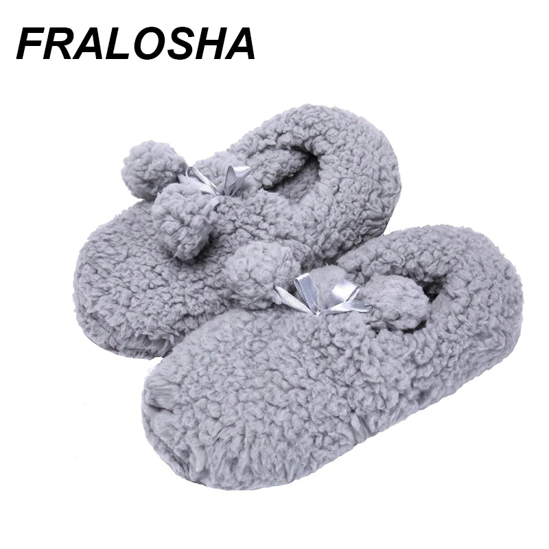 Обувь Fralosha; женские зимние домашние тапочки; домашняя обувь; Нескользящие мягкие теплые тапочки; домашняя обувь для спальни