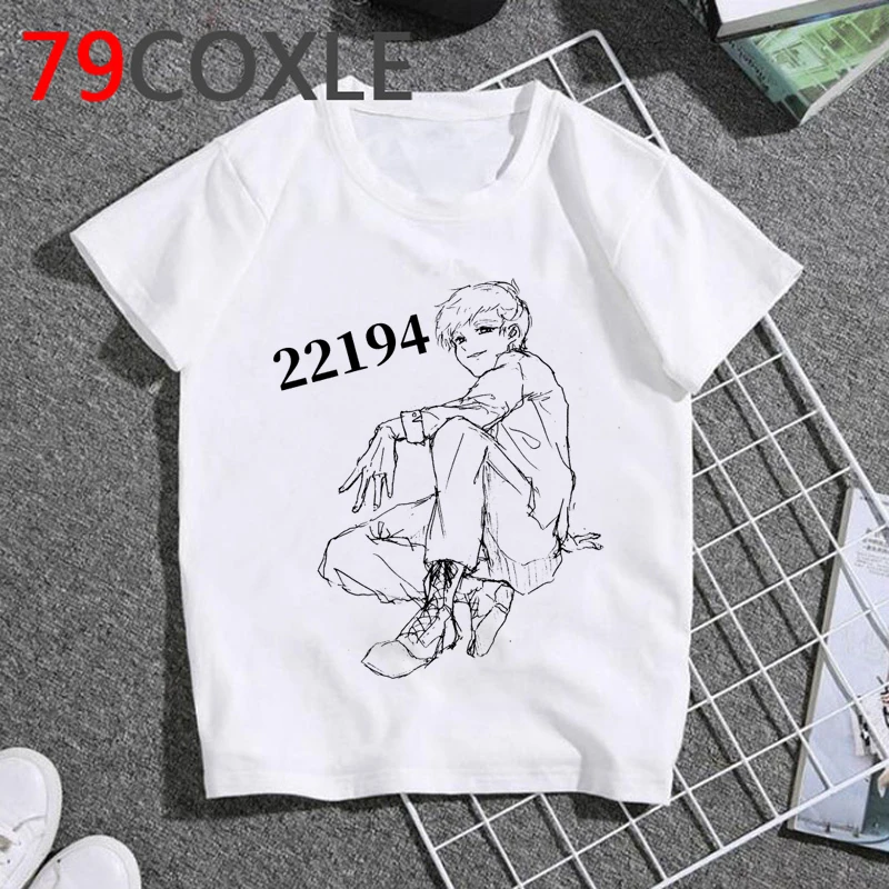 

the promise neverland teenage big sister t short anime cartoon e girl cute roupa crianca t-shirt tshirt enfant