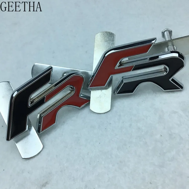 3D FR значок из цинкового сплава для переднего гриля автомобиля эмблема кузова