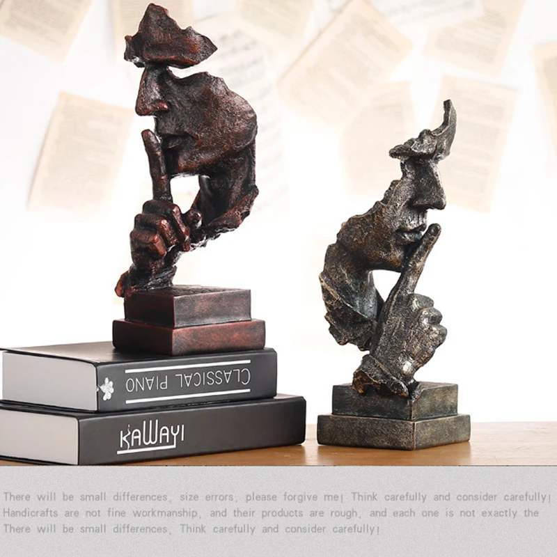 Статуэтка с абстрактными персонажами бесшумная художественная статуэтка