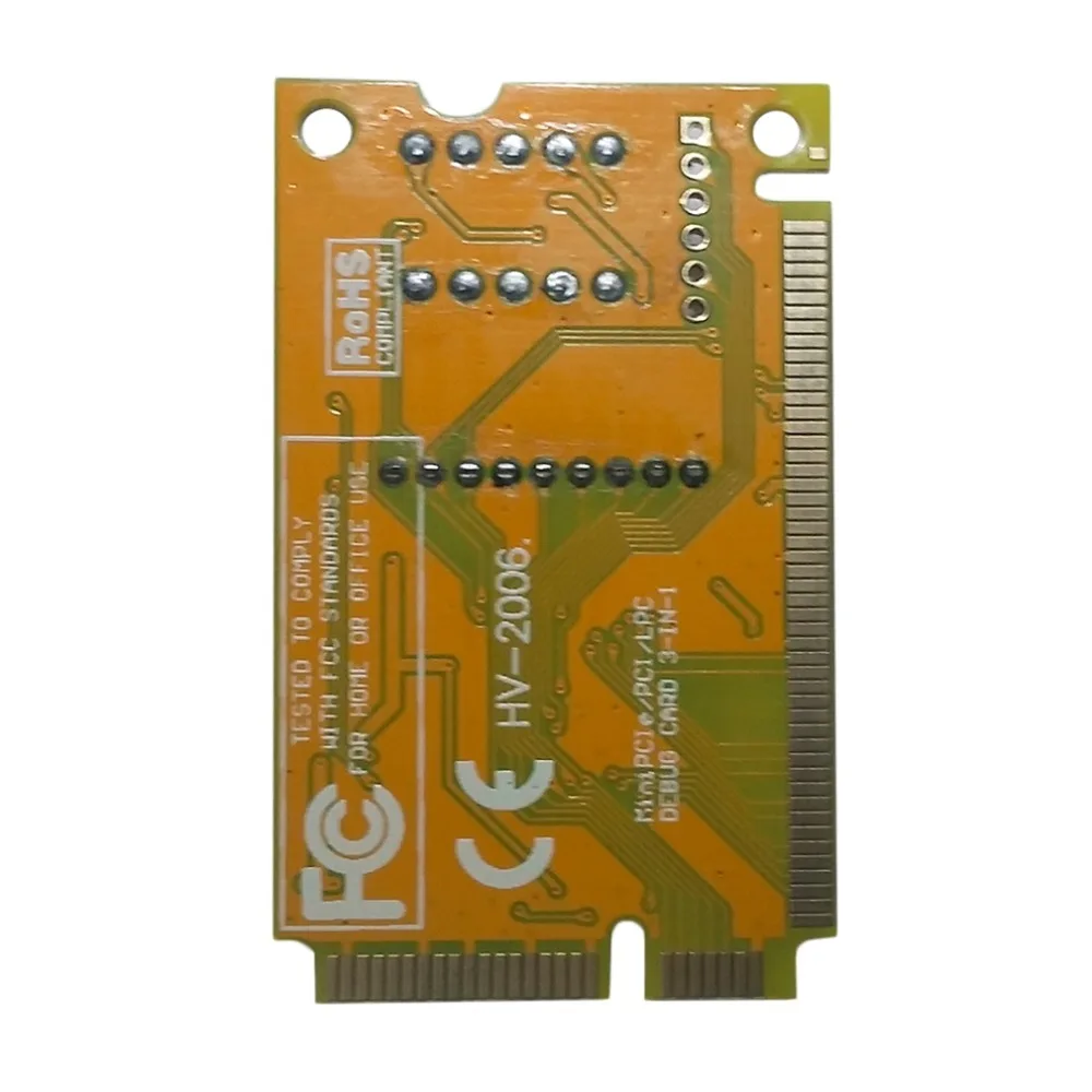Мини-анализатор PCI-E LPC 3 в 1 тест для почтовой карты ноутбука с шестнадцатеричным