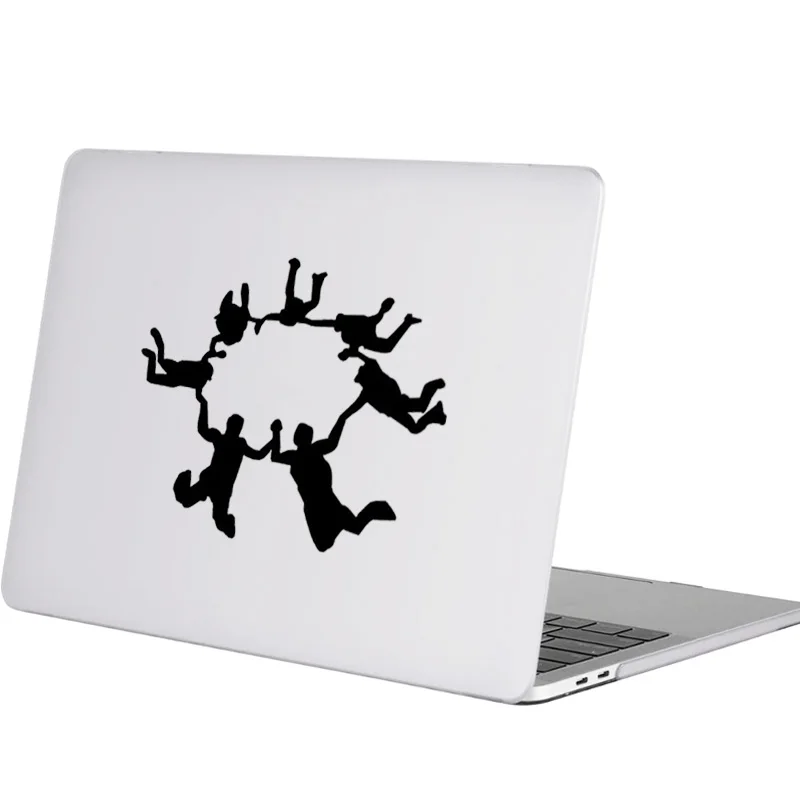 Наклейка на ноутбук с парашютом для команды, Виниловая наклейка для Macbook Pro 16 дюймов Air Retina 11 12 13 15 дюймов Macbook, Xiaomi Notebook