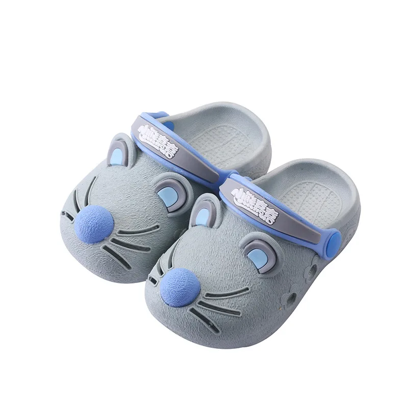 Summer Children House Shoes 2020 Kids Slippers for Boys Girls Anti-slip Cute Cartoon Mouse Toddler Sandals Infant | Детская одежда и