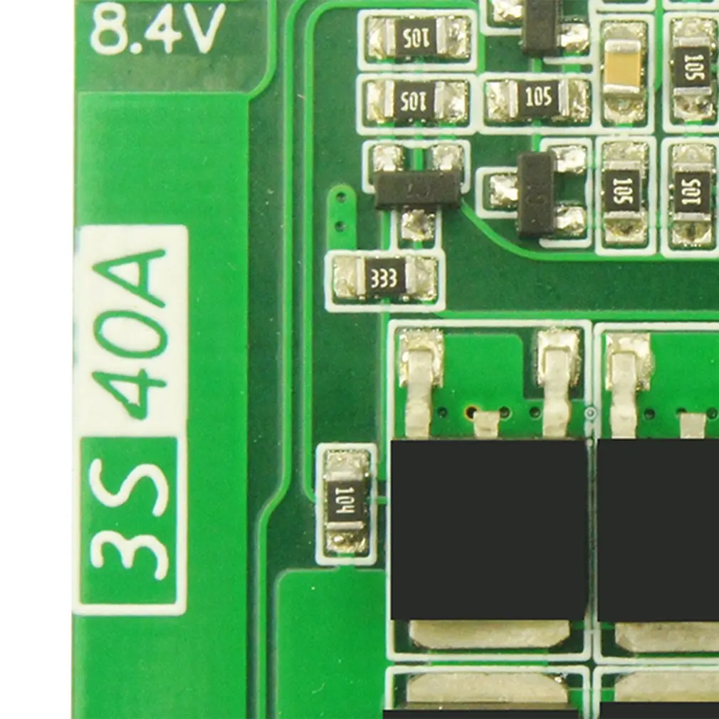 3S 40A литий ионный аккумулятор 18650 зарядное устройство PCB плата защиты BMS с балансом