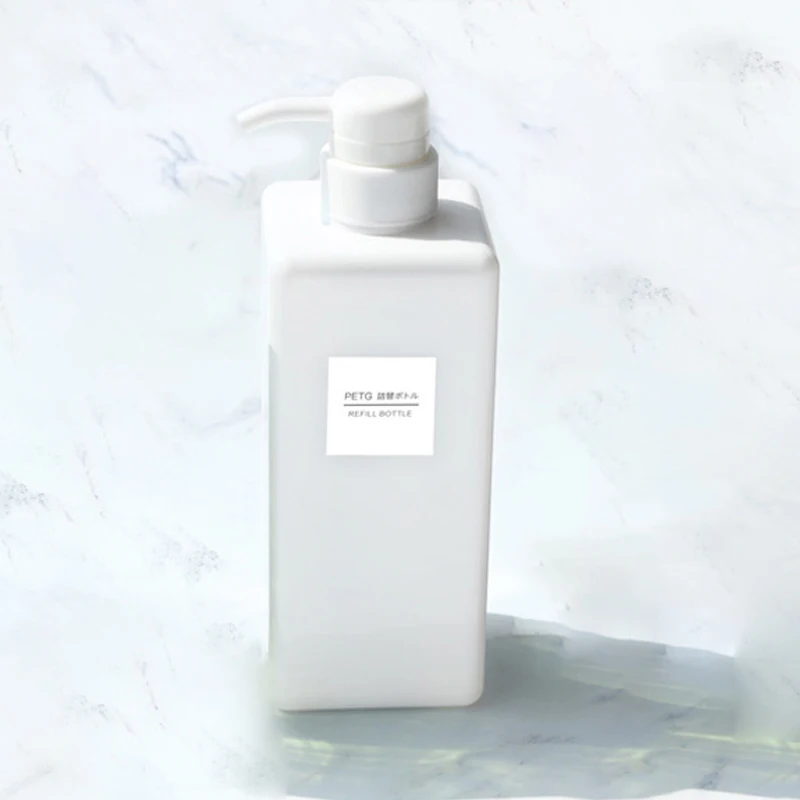 650ml Refillable Lotion Bottle Bathroom Kitchen Kit Shower Shampoo Pressure pump Liquid Bottles Travel use