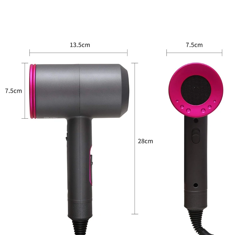 

Professional Hair Dryer Strong Wind Salon Dryer Hot Air Brush&Cold Air Wind
