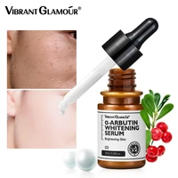 vibrant glamor arbutin whitening and brightening serum to reduce dull spots and acne marks facial skin care 30ml acne treatment