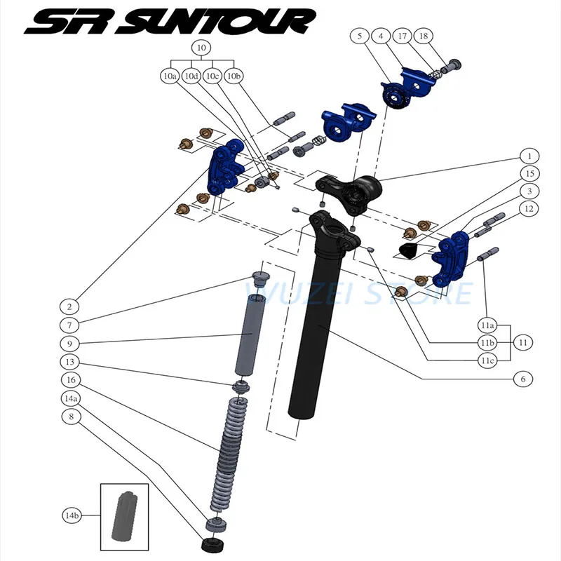 Sr suntour ncx амортизационная вилка/путешествия седло 350 мм/400 мм * 27 2/28 6/30 0/30 1/30 4/30 8/31 6/33
