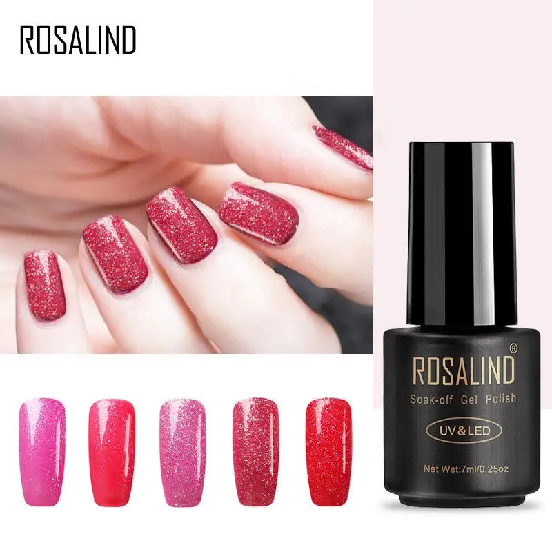 ZHENDUO ROSALIND 7 мл цветной гель лак для ногтей УФ светодиодный Полупостоянный гель| |
