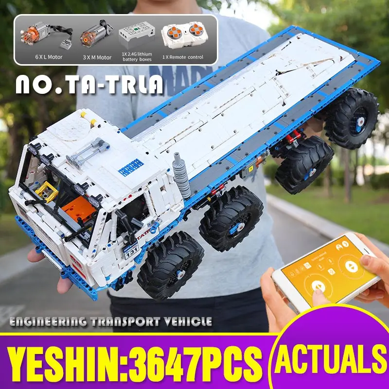 Пресс форма King Technic Car Series Tatra T813 8x8 PROFA Motor Function MOC 27092 развивающие строительные