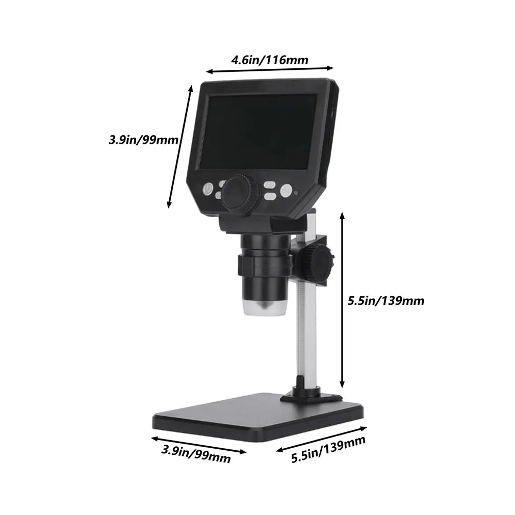 

Lcd Digital Microscope 4.3 Inch 1080p 1000x Magnification Zoom Wireless Usb Stereo Microscope Camera Video Recorder