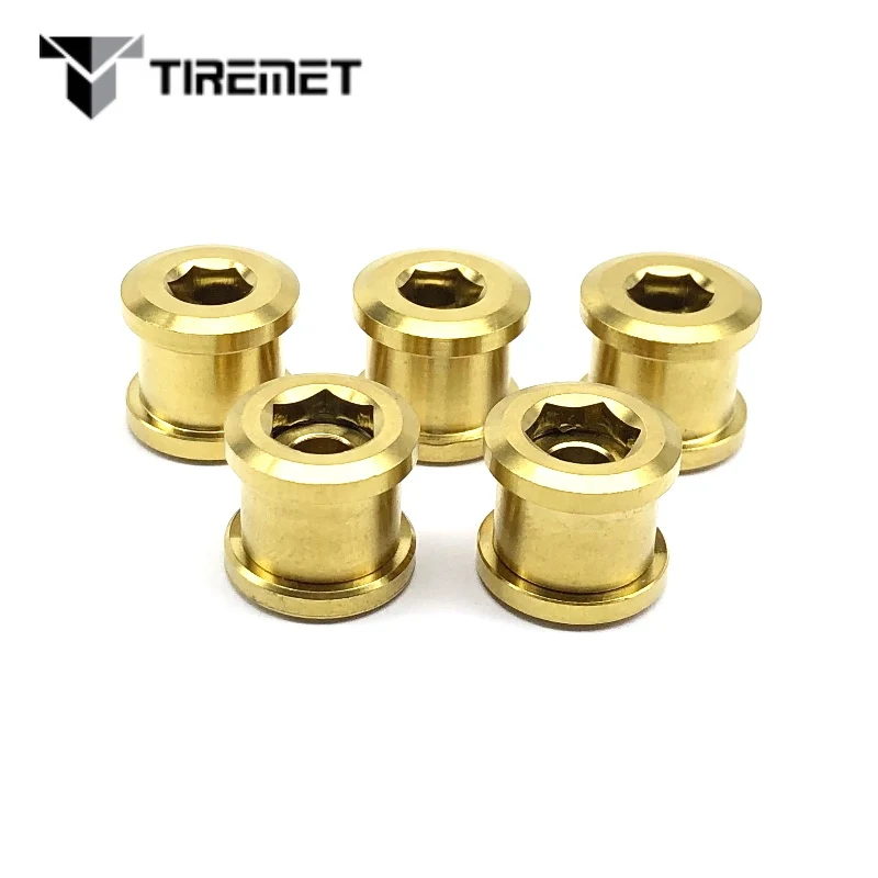 Велосипедный кривошипный набор титановые звездочки болты гайки M8 для SRAM Shimano 5 шт.