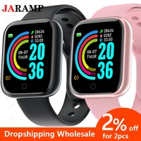 sport smart watch men women wristwatch 2020 fitness tracker y68 d20 smart watch for android ios heart rate in stock dropshipping