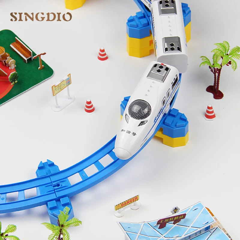 Детские игровые автоматы гоночный трек вагон Электрический метро игрушки