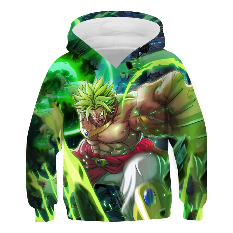 

2021 New Kids Clothes Boys Goku Vegeta 3D Hoodie Dragon-Ball Z Japanese Harajuku Anime Childrens Girls Boy Clothes Baby Costume