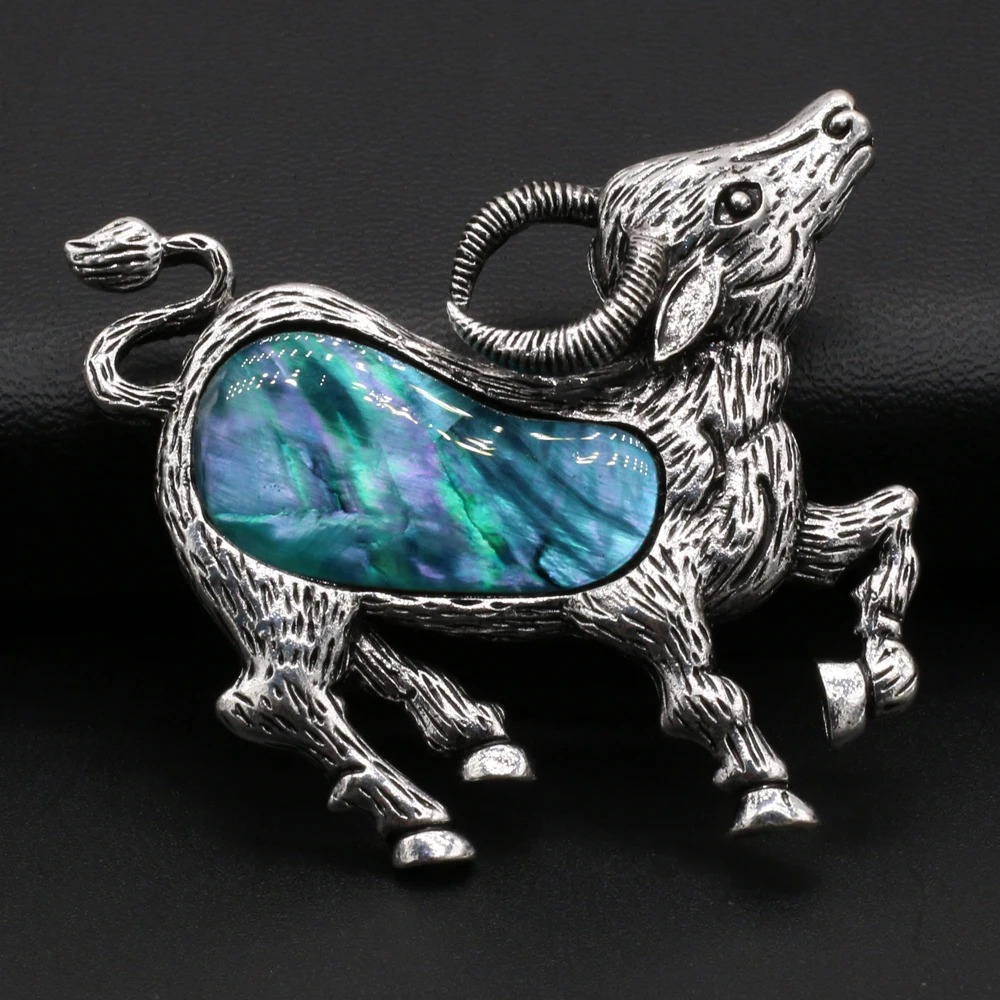 Лидер продаж брошь из натурального сплава в виде морской ракушки белая форме