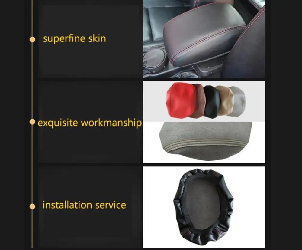 Подлокотник из микрофибры для Hyundai ix25 / ix35 подлокотник hyundai Elantra 2010 2019|Лепнина