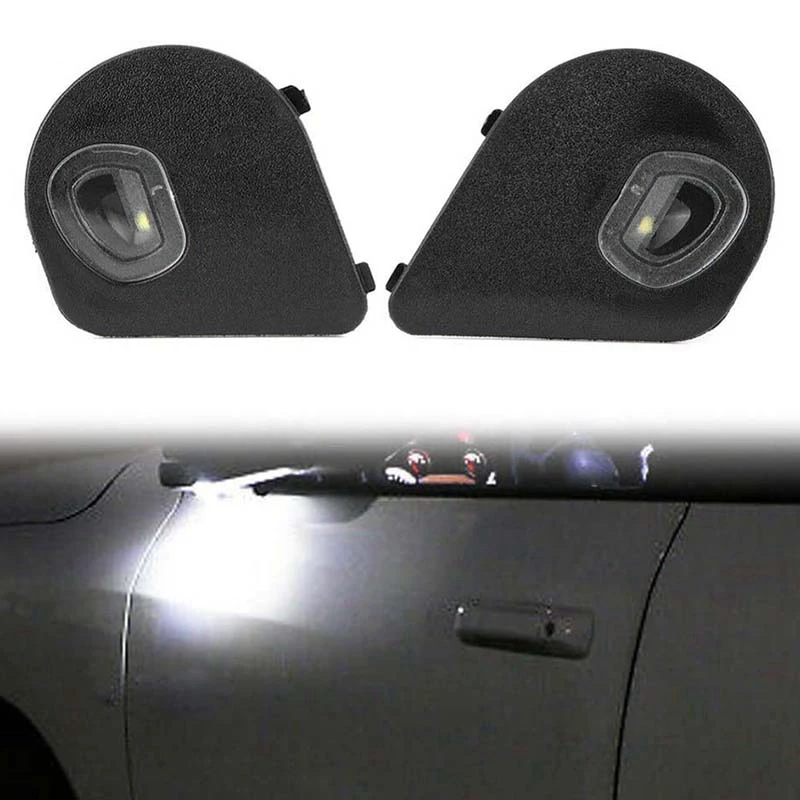 

Car LED Side Mirror Puddle Lights for Dodge Ram 1500 2500 3500 4500 5500 Truck 10-19 68087238AA 68087239AA