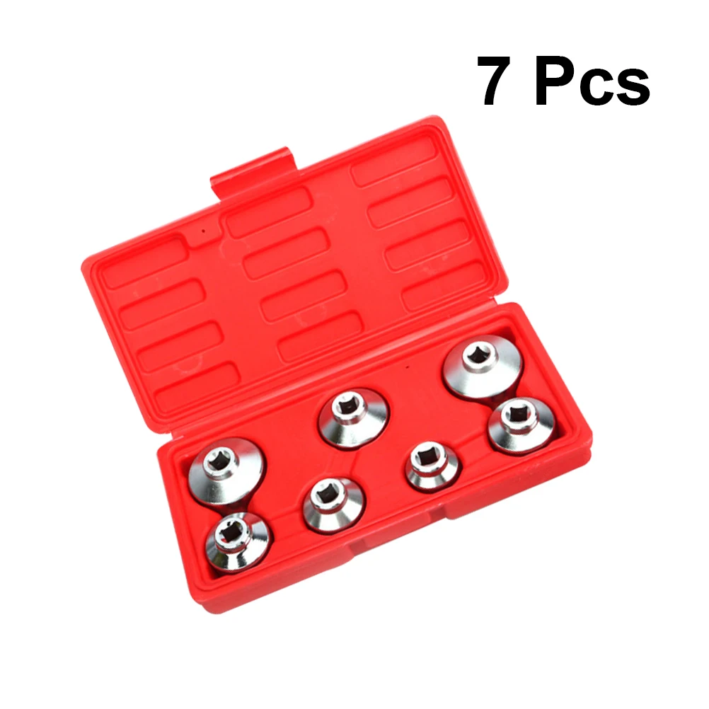 7 шт. колпачок стильный стальной автомобильный масляный фильтр для чашки гаечный