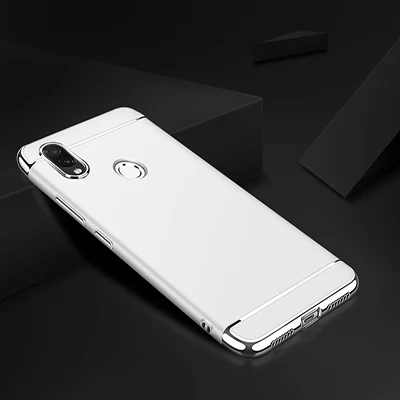 Sliver Роскошный чехол с покрытием для Xiaomi Redmi 7 4X 4A Note 6 Pro, жесткий чехол на заднюю панель для Redmi Note 7 Pro Redmi S2 6A 6 Pro, чехол для телефона - Цвет: Sliver
