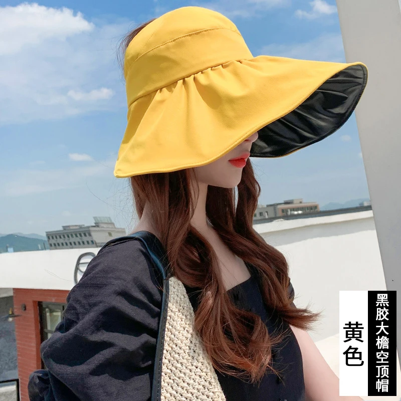 

Women's summer big eaves anti UV foldable hat 2071