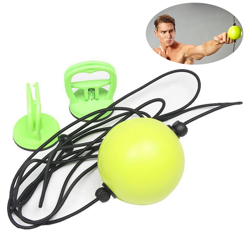 

Boxing Reflex MMA Sanda Boxer Speed Punch Ball Raising Reaction Force Hand Eye Training Set Stress Gym Boxing Muay Thai Exercise