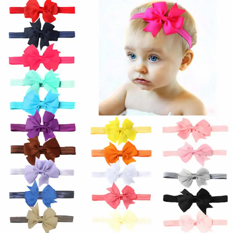 Baby dovetail tire hairwear princess bowknet children Christmas ribbon bow hair first headband | Детская одежда и обувь