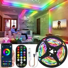 Светодиодная лента WS2811 RGB Dream Color IC с управлением через приложение и поддержкой Bluetooth, 5050 SMD, гибкая лента с полным диодом, украшение для праздника, вечеринки, спальни