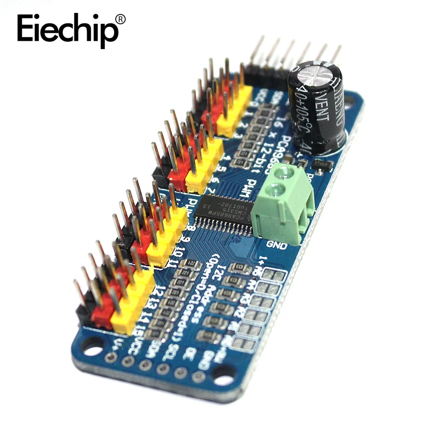 Модуль PCA9685 для arduino 16 каналов 12 бит PWM/серводвигатель интерфейс I2C Raspberry pi shield PWM