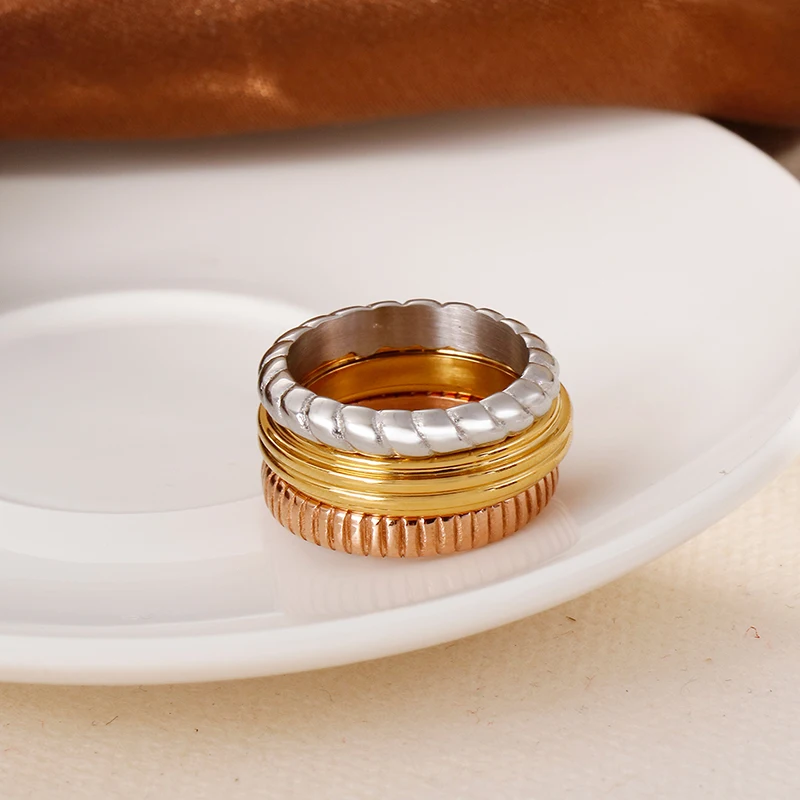 Комплект одежды из 3 предметов кольцо для женщин розовый Золотой Серебряный Цвет