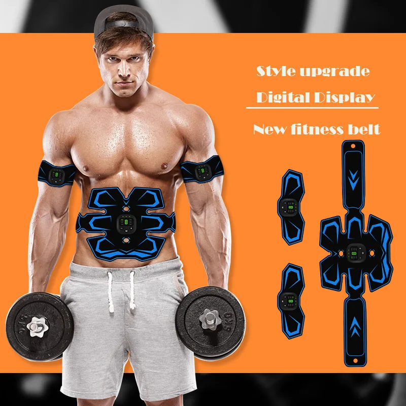 

Oveliness Abdominal Muscle Sport Stimulator Body EMS Slimming Belt Fat Burning Exerciser Eletrostimolatore Arm Leg Massage Tool