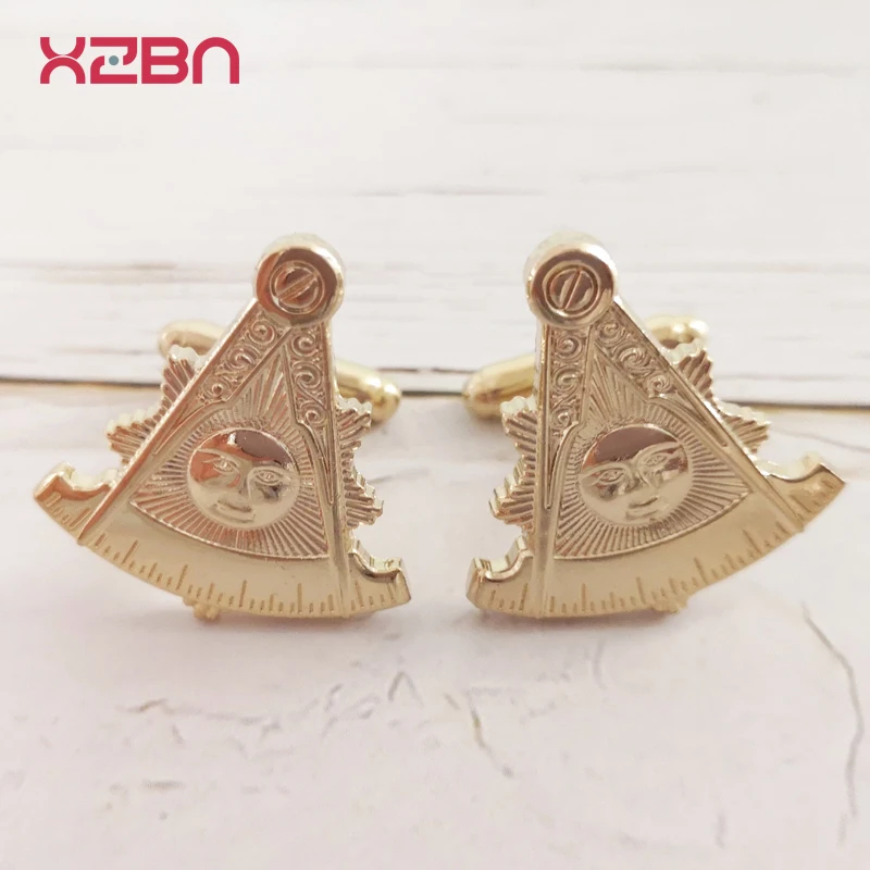 Запонки Masonic дизайн 3D ручная работа синяя деловая Повседневная рубашка легкие