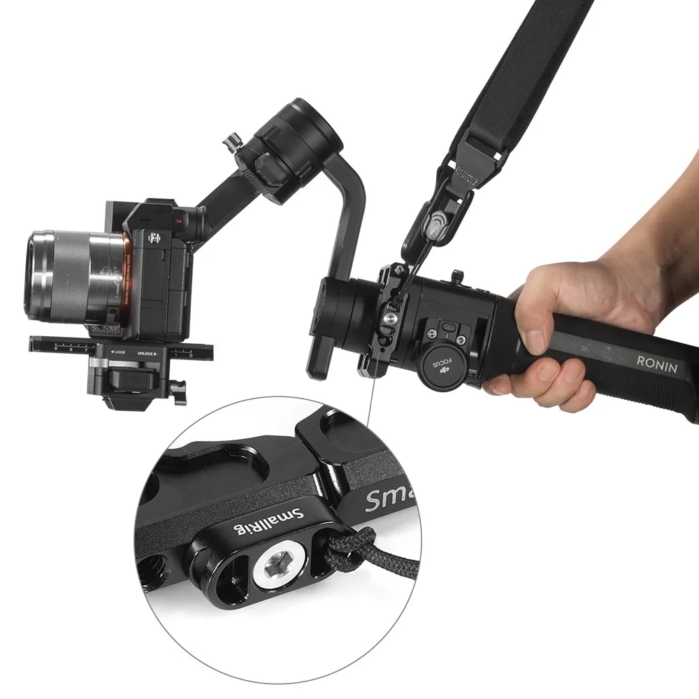 SmallRig прочный DSLR камера Gimbal плечевой ремень Регулируемый для DJI Ronin S/SC Gimbal ZhiYun Crane серии Gimbal 2466
