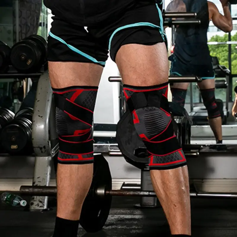 

Unisex Compression Knee Brace Sleeve with Non Slip Straps Support Pain Relief Compression Knee Brace Sleeve