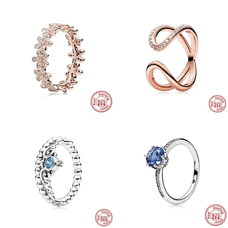 

Женское кольцо из серебра 925 пробы с искусственным фианитом