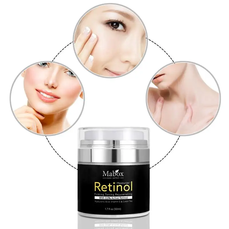 

50ml Hyaluronic Acid Face Cream Retinol 2.5%Moisturizer Cream Vitamin E Collagen Advanced Whitening Moisturizing Cream TSLM2