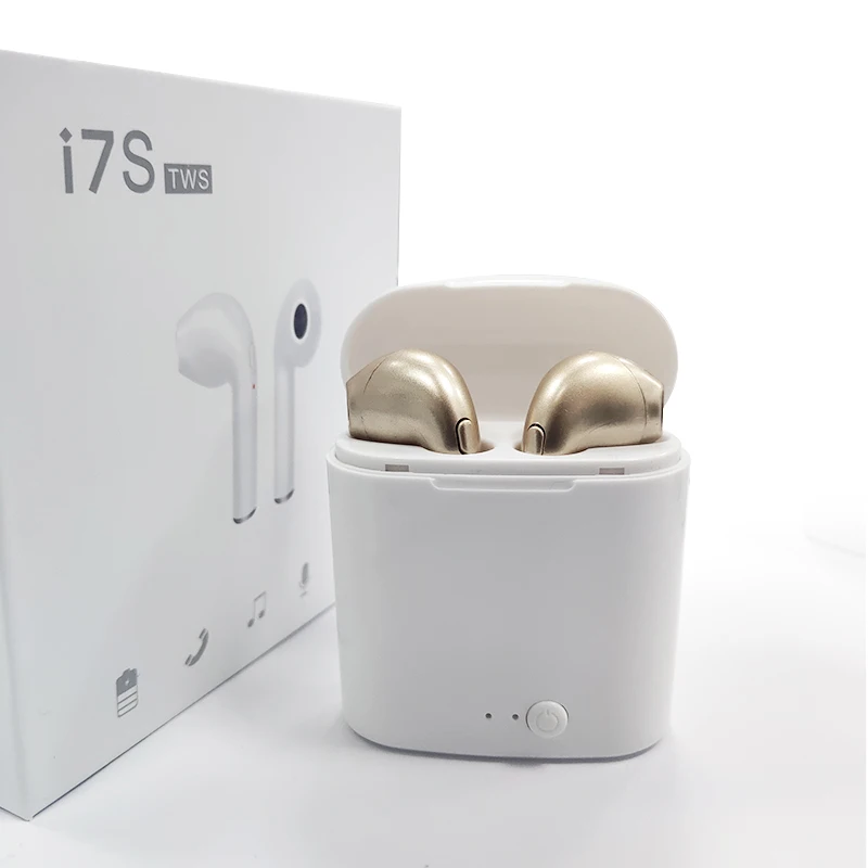 Mangoman i7s Tws Wireless Headphones Bluetooth Earphones Air Earbuds Handsfree in ear Headset wireless bluetooth headphones i7s - Цвет: I7SGD