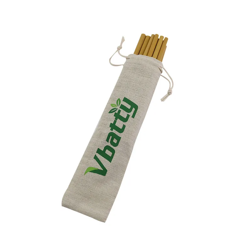 

Bamboo Drinking Straws Reusable Eco-Friendly Party Kitchen Bamboo Straws With Clean Brush Household Utensils
