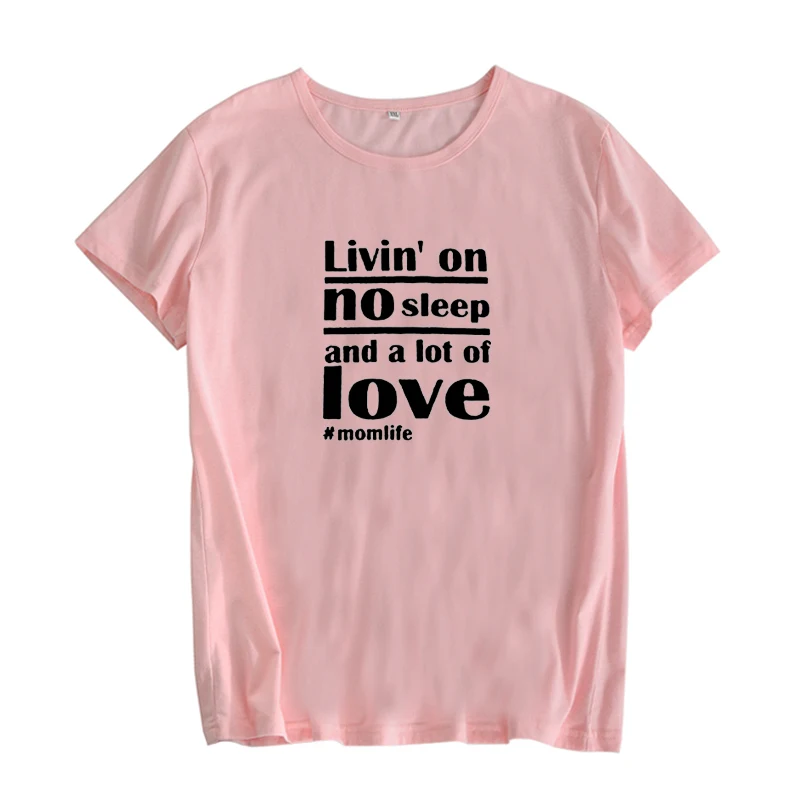 Модная футболка Мама Жизнь без сна и много любви мама жизнь фраза Tumblr хипстерская