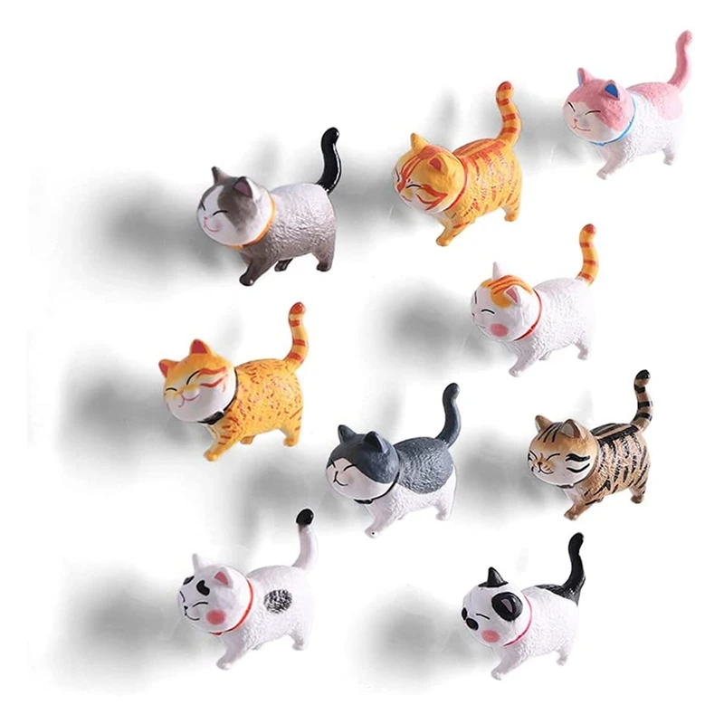 

Cat Refrigerator Magnets Cute Fridge Stickers, Kitchen Decor, Perfect for Whiteboard, Refrigerator