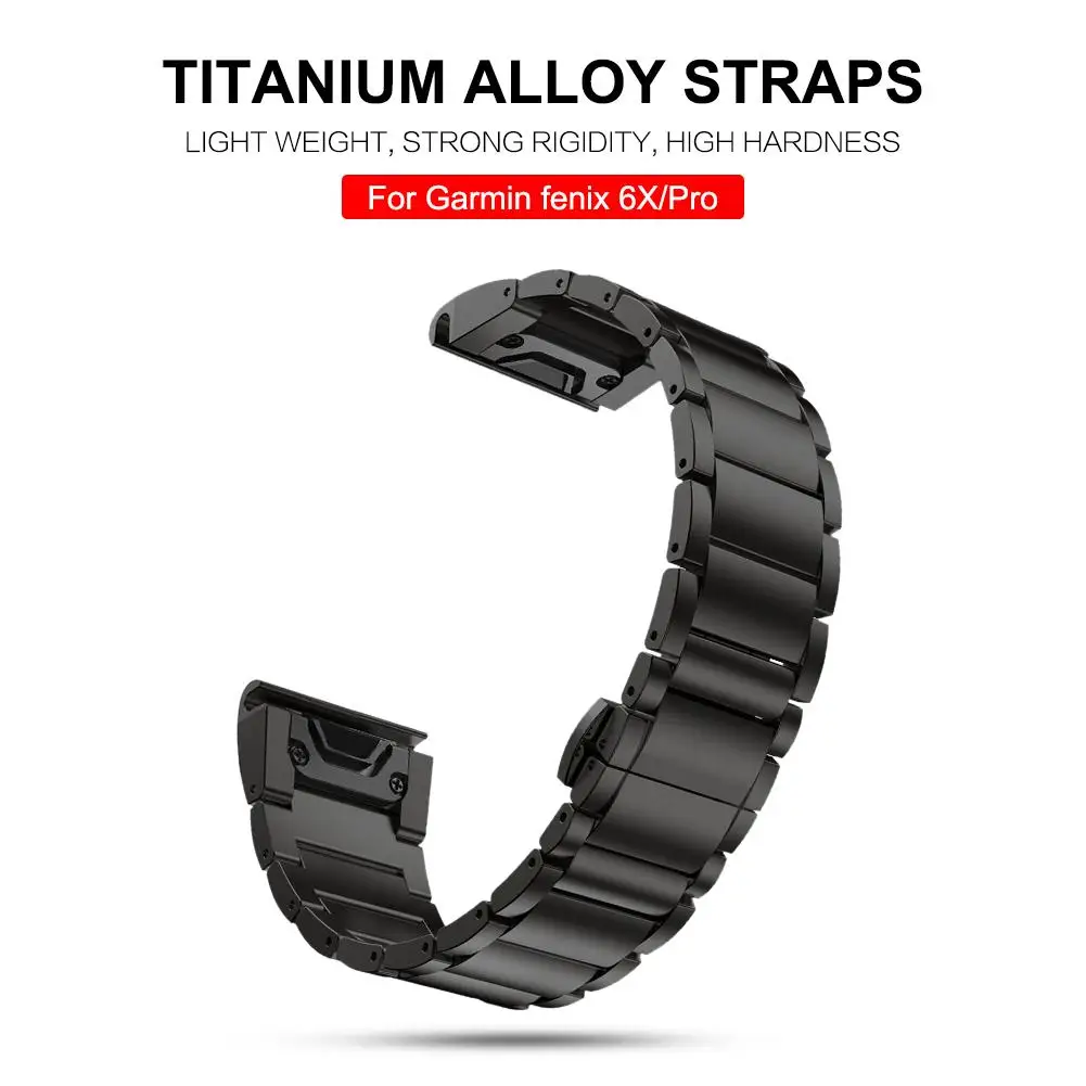 Сменные ремешки для часов из титанового сплава браслеты аксессуар ремешок Garmin